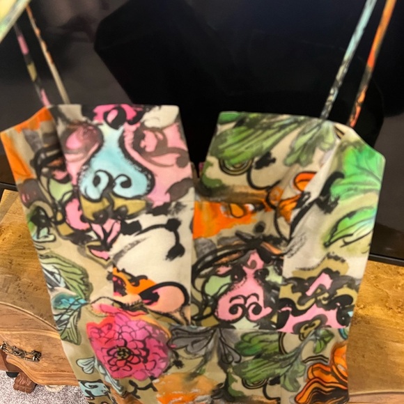 Milly Printed Knee-Length Dress Size Med/8 - Picture 8 of 10